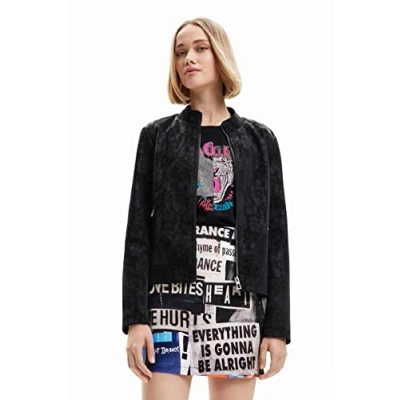 Abbildung von Desigual Damen Chaq_detroit CHAQ DETROIT 2000 BLACK, Schwarz, L EU