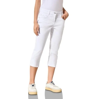 Abbildung von Cecil Jeans Slim Fit, Damen, Größe: 29x22, Weiß