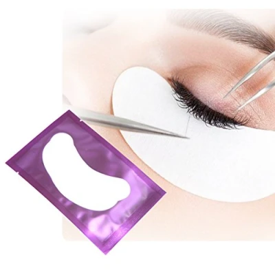 Abbildung von Lunamoon Augenpads für Wimpernverlängerung Wimpern Pads Pad Eyelash Färben Wimpernlifting Eye Gel Patch for Extensions 50Paar (Lila)