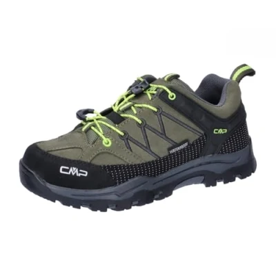 Abbildung von CMP Kids Rigel Low Trekking Shoes Wp Unisex Kinder Schuhe, Olive Yellow Fluo, 35 EU