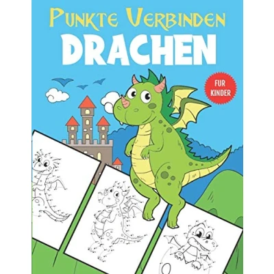 Abbildung von Punkte Verbinden Drachenb Für Kinder: Von Punkt zu Malbuch Kinder Ab 4 8