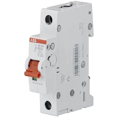Abbildung von ABB SD201 Trennschalter 1P polig 40A 60 V dc, 253V ac Pro M Compact Schließer