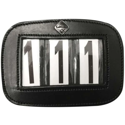 Abbildung von LeMieux Kopfnummern Saddle Pad Schwarz