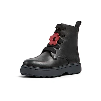 Abbildung von Camper Schnürstiefelette für Kinder, Größe: 28, Black Schuhe