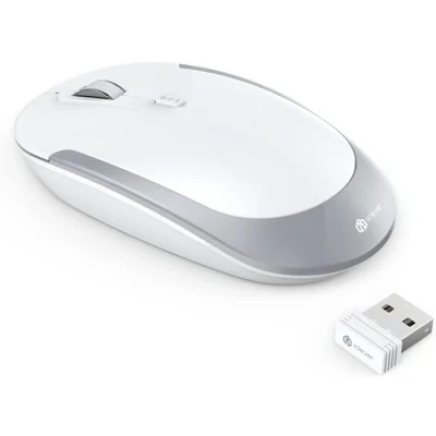 Abbildung von iClever Maus kabellos, Silent wiederaufladbare für Laptop PC Computer, Windows