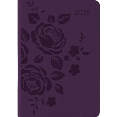 Abbildung von Alpha Edition Ladytimer Mini Deluxe Purple 2025 Taschenkalender, 8x11,5cm, Kalender mit 144 Seiten,mit einem Info und Adressteil im handlichen Miniformat, Mondphasen, internationales Kalendarium