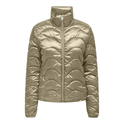 Abbildung von ONLY Damen ONLVEGA Wave Quilted Jacket CC OTW Pufferjacket, Trench Coat, M