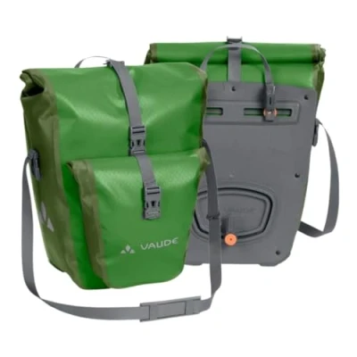 Abbildung von VAUDE Fahrradtaschen für Gepäckträger Aqua Back Plus, 2 x Hinterradtaschen wasserdicht, 51 Liter Gesamtvolumen, Fahrrad Gepäckträgertasche hinten, einfache Befestigung Made in Germany