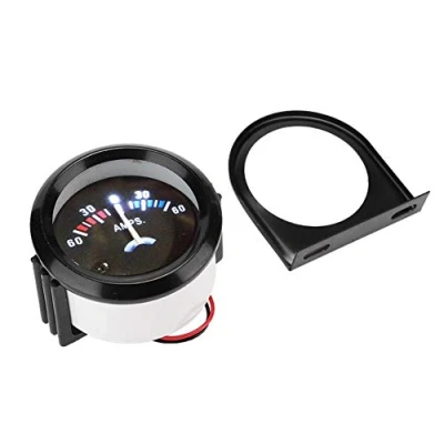 Abbildung von Amperemeter 12v kfz traktor,volt und boot,Auto Voltmeter, 2 Zoll 52mm Auto Voltmeter 60 0 60A AMP Gauge für Modifikation