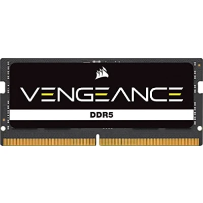 Abbildung von Corsair VENGEANCE SODIMM DDR5 RAM 32GB (1x32GB) 4800MHz CL40 Intel XMP iCUE Kompatibel Computer Speicher Schwarz (CMSX32GX5M1A4800C40)