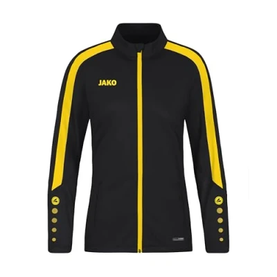 Abbildung von JAKO Herren Polyesterjacke Power, Schwarz/Citro, L
