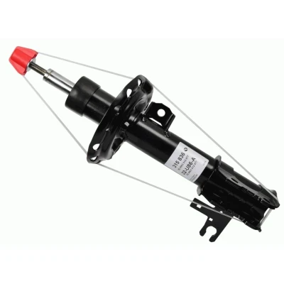 Abbildung von SACHS 315 836 Stoßdämpfer links Gasdruck Zweirohr Federbein oben Stift OPEL: Meriva B