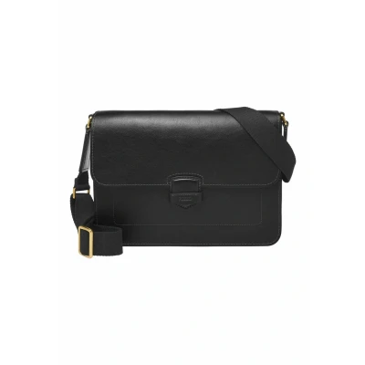 Abbildung von Fossil Lennox Messenger Umhängetasche, Herren, Größe: One Size, Black