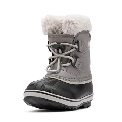Abbildung von Sorel KIDS YOOT PAC NYLON WATERPROOF Schneestiefel für Unisex Baby, Grau (Quarry x Dove) Children, 31 EU