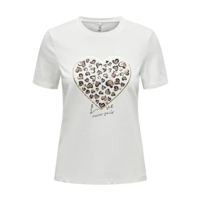 Abbildung von ONLY Kurzarmshirt »ONLTANYA LIFE REG S/S LEO PRINT TOP JRS«