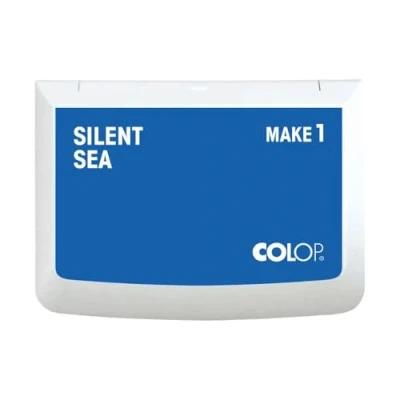 Abbildung von COLOP Stempelkissen MAKE 1 silent sea, 50 x 90 mm, Kissen für traditionelle Handstempel und Kreativstempel