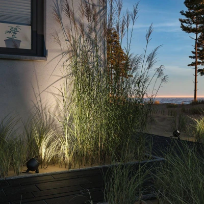 Abbildung von Paulmann LED Gartenleuchte »Outdoor Plug &amp; Shine Spot Kikolo Insect friendly ZigBee«, 1 flammig, Insektenfreundlich