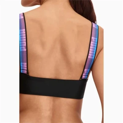 Abbildung von PUMA Damen Swimwear Bandeau Bikini, Black Combo, L EU