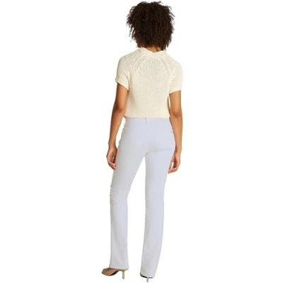 Abbildung von Tommy Hilfiger Damen Jeans Hose Bootcut White Mid Rise, Weiß (Th Optic White), 30W/29L