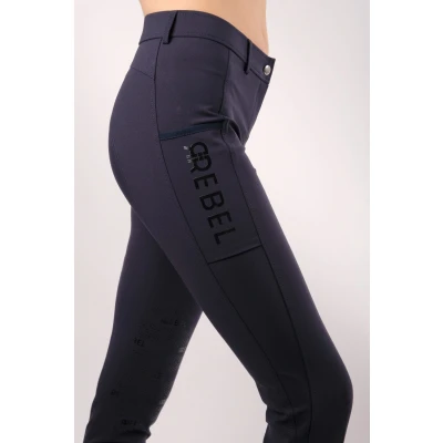 Abbildung von Montar Reithose Echo Rebel Kniegriff Grau 34