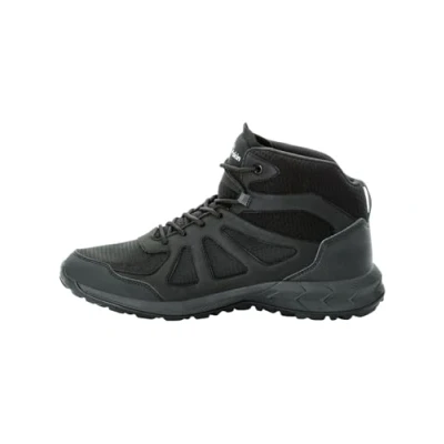 Abbildung von Jack Wolfskin Woodland Texapore MID Outdoor Hikingschuh Black (40512616000), Herren, Größe: 42.5, (4051261 6000) Schuhe