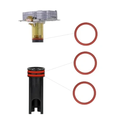 Abbildung von 3 x O Ring Dichtung kompatibel mit Delonghi EABI EAM ECA ECAM ESAM EPAM ETAM AEG Philips für die Brüheinheit Brühgruppe Anpresskolben und Thermoblock