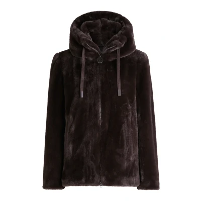 Abbildung von Betty Barclay Fleecejacke, Damen, Größe: 36, Dunkelbraun