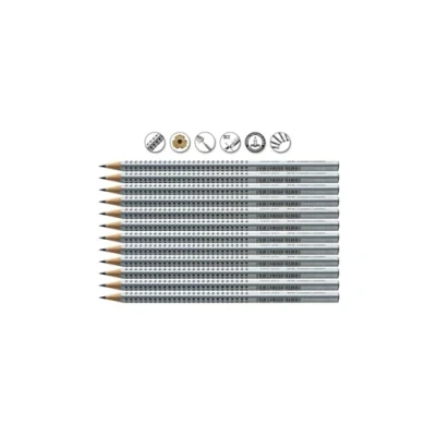 Abbildung von Faber Castell GRIP 2001 Bleistift 2B 12 Stück