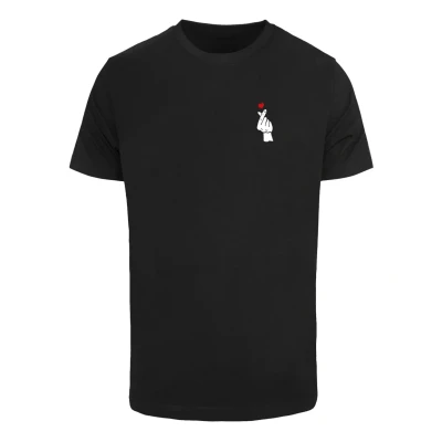 Abbildung von Mister Tee LOVE SIGN Tshirt print, Herren, Größe: Large, Black