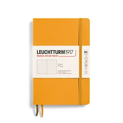 Abbildung von LEUCHTTURM1917 365640 Notizbuch Paperback (B6+), Softcover, 123 nummerierte Seiten, Rising Sun, Dotted