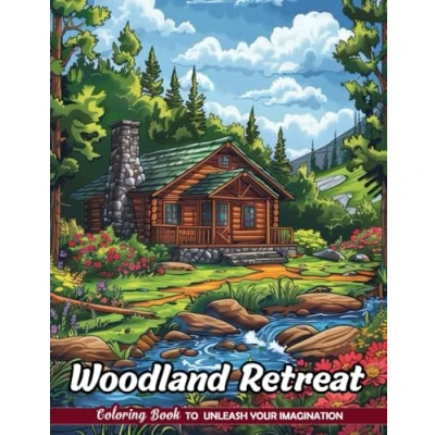 Abbildung von Woodland Retreat Coloring Book: Forest Haven Scenes for Nature Art