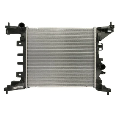 Abbildung von NRF 58477 Kühler, Motorkühlung Aluminium 470 430 16 Kühlrippen gelötet OPEL: Meriva B