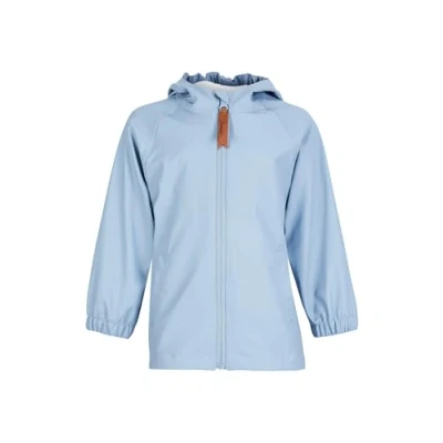 Abbildung von Sterntaler Regenjacke ungefüttert uni Kinder wasserdicht Jungen Jacke mit verschweißten Nähten, Kapuze und reflektierendem Detail robuste Regenbekleidung blau, Größe 86