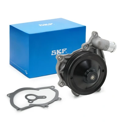 Abbildung von SKF VKPC 89001 Wasserpumpe mit Dichtungen Metall für Keilrippenriementrieb PORSCHE: Boxster, 911 Convertible