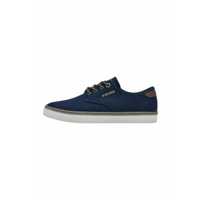 Abbildung von s.Oliver Herren Sneaker flach mit Schnürsenkeln Leicht, Blau (Navy), 42 EU