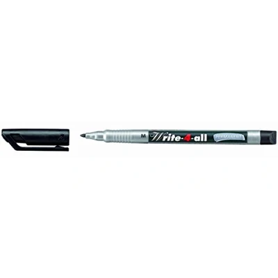 Abbildung von STABILO Permanent Marker Write 4 all, M, schwarz VE=2