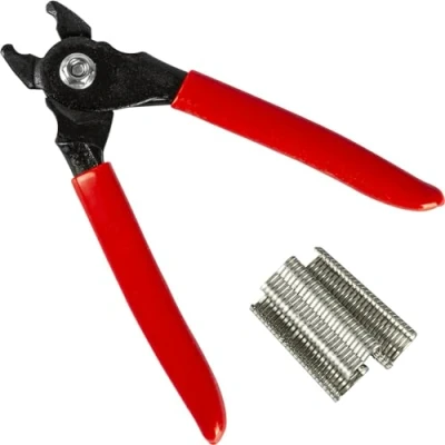 Abbildung von BROWIN® Wurstclipper Wurstklipper 313313 Handklipper + 60 Clips im Set zum professionellen Verschliessen von Würsten mit Kunst oder Naturdarm