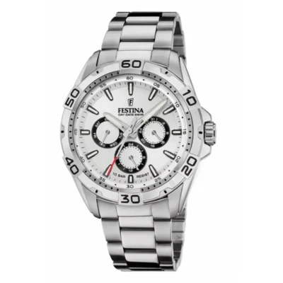 Abbildung von Festina Chronograph, Herren, Größe: One Size, Argenté