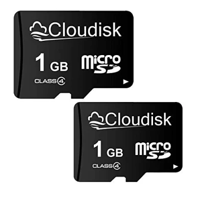 Abbildung von Cloudisk 2Pack 1GB Micro SD Karte MicroSD Speicherkarte Class4 mit Adapter (1GB)