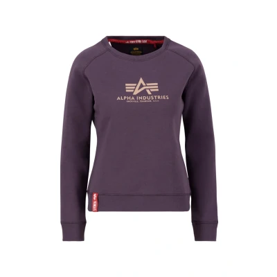 Abbildung von Alpha Industries NEW Sweatshirt, Damen, Größe: Large, Plum