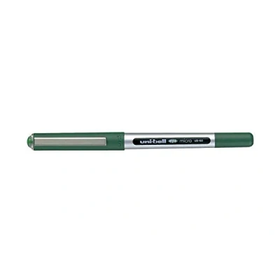 Abbildung von Uni Ball Eye Micro UB 150 Rollerball Stift, 0,5mm Spitze, Grün, 12 Stück