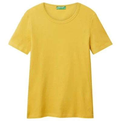 Abbildung von United Colors of Benetton Damen 3ga2e16a0 T Shirt, Gelb, L