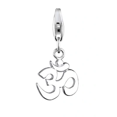 Abbildung von Elli OM Kraftsymbol Talisman Anhänger, Damen, Größe: One Size, Silber