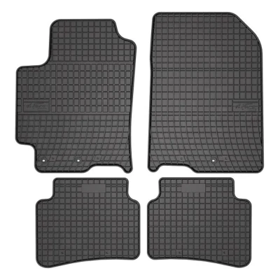Abbildung von FROGUM 547860 Fußmattensatz Gummi vorne und hinten 4 schwarz Maßgefertigt KIA: Stonic Hatchback