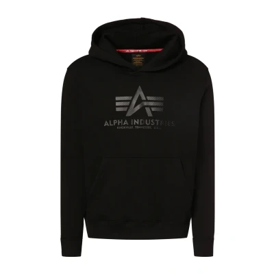 Abbildung von Alpha Industries Kapuzenpullover, Herren, Größe: Small, schwarz
