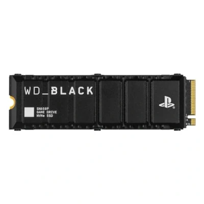 Abbildung von WD_BLACK 8 TB SN850P NVMe SSD, Offiziell Lizenziert für PS5 Konsolen, mit bis zu 7.300 MB/s beim Lesen, M.2 2280, Exklusiver Kühlkörper