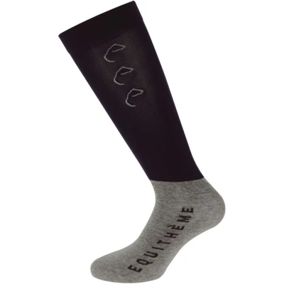 Abbildung von EQUITHÈME Reitsocken Compet Marineblau/Grau 36 41