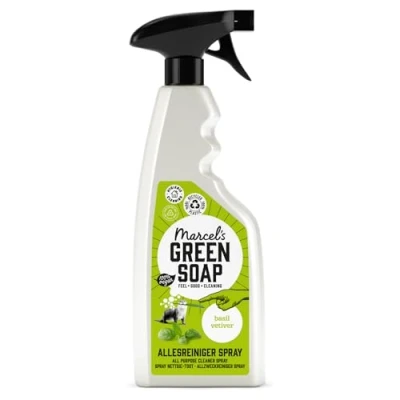 Abbildung von Marcel&#039;s Green Soap Allzweckspray Basilikum &amp; Vetiver Reinigungsspray 100% Umweltfreundlich Vegan 97% Biologisch abbaubar 500 ml