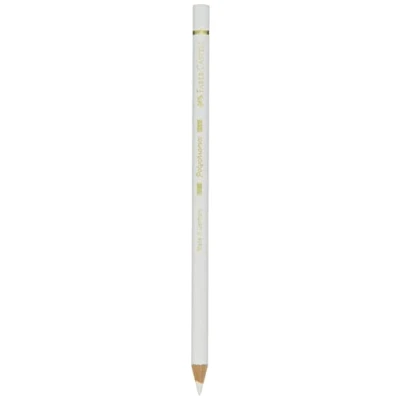 Abbildung von Faber Castell Polychromo weiß, 6 Stück