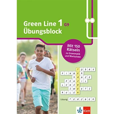 Abbildung von Green Line 1 G9 ab 2019 Klasse 5 Übungsblock: 150 Rätsel zu Grammatik und Wortschatz (Green Übungsblock)